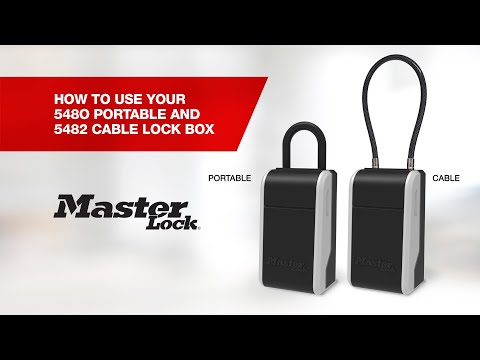 Operating the Master Lock 5480 & 5482 Lock Boxes