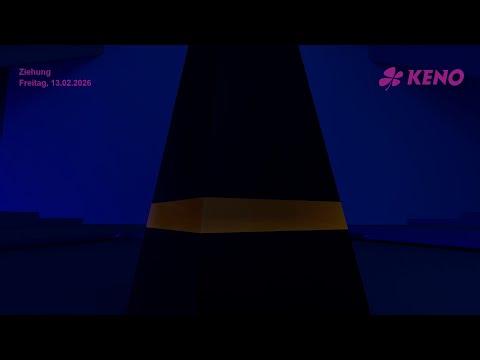 KENO Ziehung vom 13.02.2026