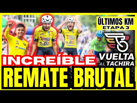 ¡FINAL DE INFARTO! 💥🔥 Embalaje BRUTAL define la Etapa 3 de la Vuelta al Táchira 2026 😱⚡