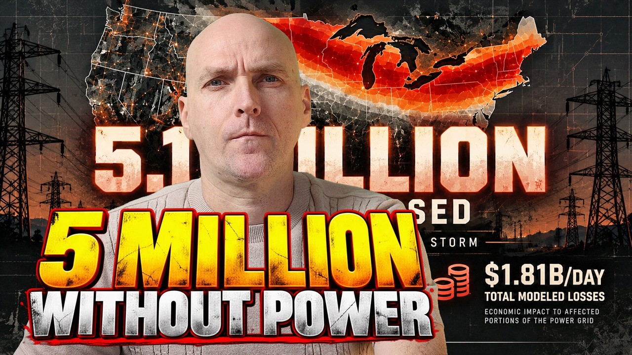 I WARNED YOU ABOUT THE GRID. 5 MILLION PEOPLE WILL BE IN A BLACKOUT ARC.