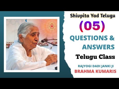 Samyam - Telugu  Class // Dadi Janki Ji // Brahma kumaris