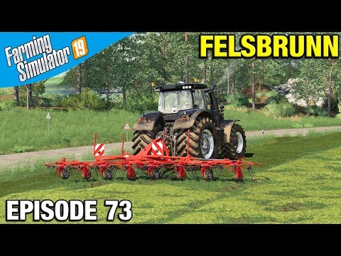 MAKING HAY BALES Farming Simulator 19 Timelapse - Felsbrunn FS19 Episode 73