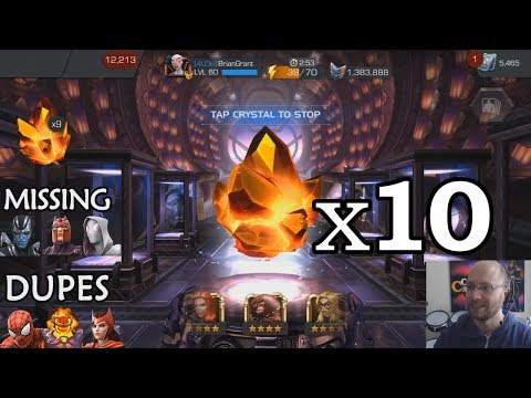 10x 4-Star Crystal Opening | Marvel Contest of Champions
