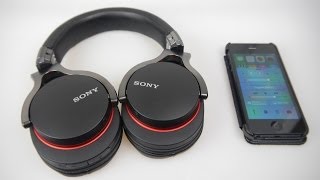 Video thumbnail for Sony MDR 1RBT Bluetooth Wireless Stereo Headphones - Quick Overview by Techmoan