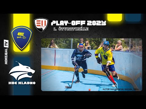 Highlights Play-off Extraligy hokejbalu | HC Kert Park Praha vs. HBC Kladno | 1. Čtvrtfinále