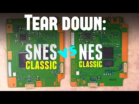 SNES Classic VS NES Classic: Teardown & ...BOARD SWAP?!?