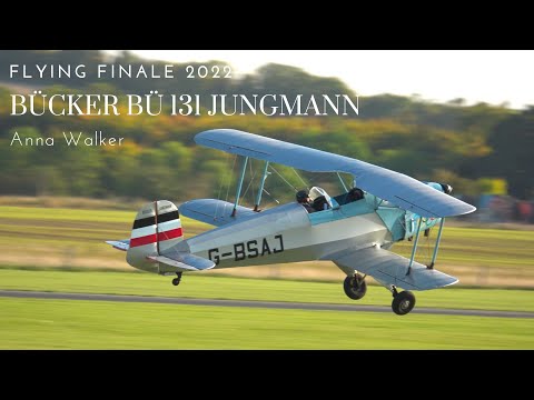 Anna Walker|Bucker Bu 131 Jungmann  Display October 8, 2022 - IWM Flying Finale 2022