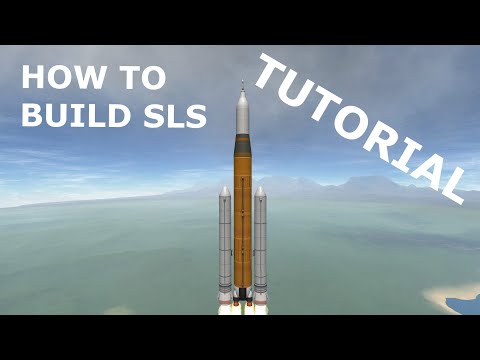 KSP Tutorial: How to Build A STOCK SLS and Orion! 1.11