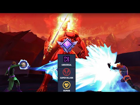 MFF Squad Battle -Vibranium- Cosmic GR vs Molecule Man 🤔 Marvel Future Fight