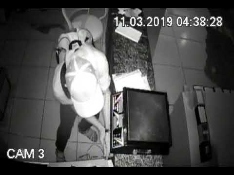 Portal Cleriston Silva - Ladrão furtando hamburgueria em Serrinha