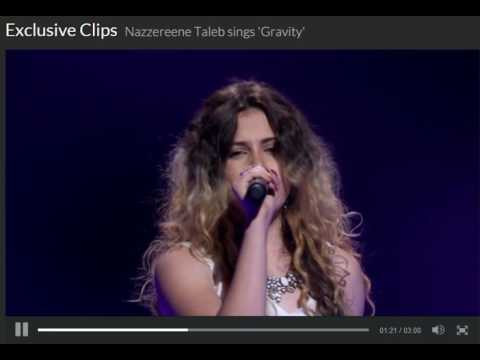 Nazzereene Taleb sings 'Gravity'