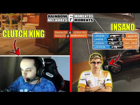 CLUTCH GOD DO NESK, PECHITO SENDO BANIDO, 4K INSANO DO LUKID E MAIS - MELHORES MOMENTOS LIVES R6