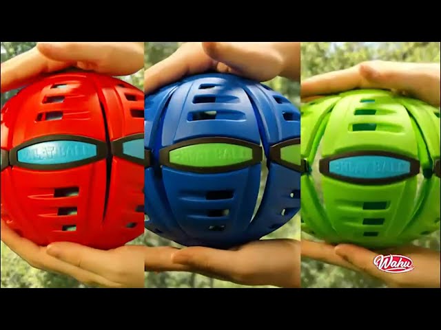 Vídeo relacionado con Wahu - PHLAT BALL Junior - Rojo - Mini Frisbee Transformable en Balón - Juguetes de Exterior para Niños Desde 5 Años - 10,2 cm Balón, 15,2 cm Frisbee - Regalo Niño Innovador - 2+ Jugadores
