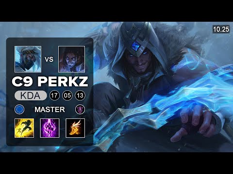 C9 Perkz Sylas Mid vs Akali - EUW Master Patch 10.25