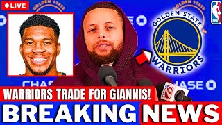 🏀🔥 WARRIORS TRADE OFFER FOR GIANNIS ANTETOKOUNMPO! GOLDEN STATE WARRIORS NEWS