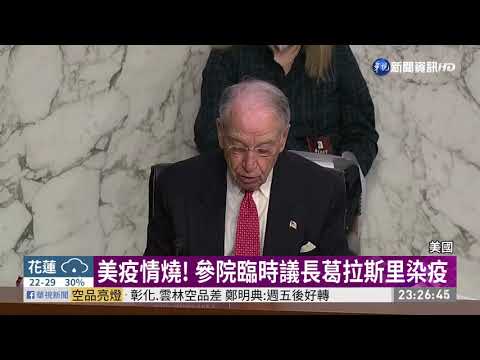 美疫情燒! 參院臨時議長葛拉斯里染疫