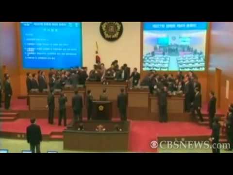 South Korean Politicians Fight Over Lunches