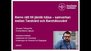 Lunchföreläsning med Georgios Tsilingaridis om “Barns rätt till jämlik hälsa”