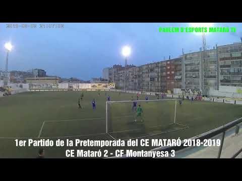 CE Mataró 2 - CF Montanyesa 3 (partido Amistoso)
