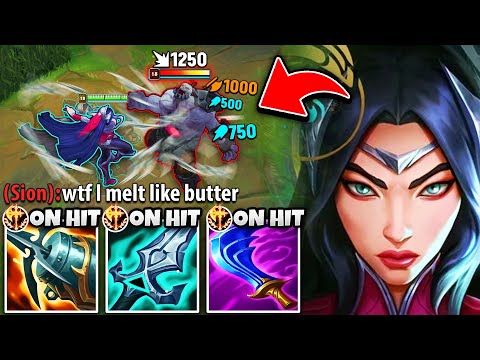 THIS ON-HIT IRELIA BUILD IS COMPLETELY BROKEN! MELT FULL TANK SION LIKE BUTTER!