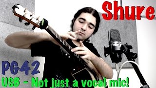 Video thumbnail for Is the Shure PG42 USB more than just a vocal mic? Let’s find out! by Andertons Music Co