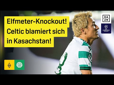 Kairat Almaty - Celtic Glasgow | UEFA Champions League Playoffs | DAZN Highlights