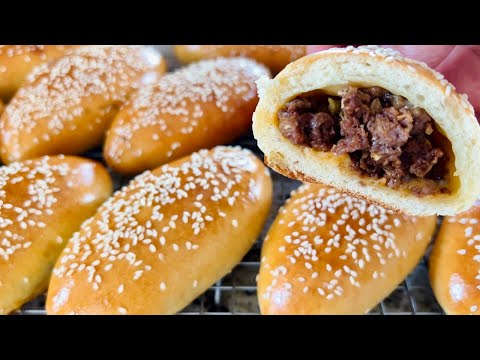 Cheeseburger Buns / How To Make Cheeseburger Buns / Stuffed Cheeseburger Buns
