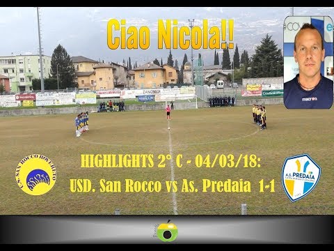 HIGHLIGHTS PARZIALI: Usd. San Rocco vs AS Predaia 1-1
