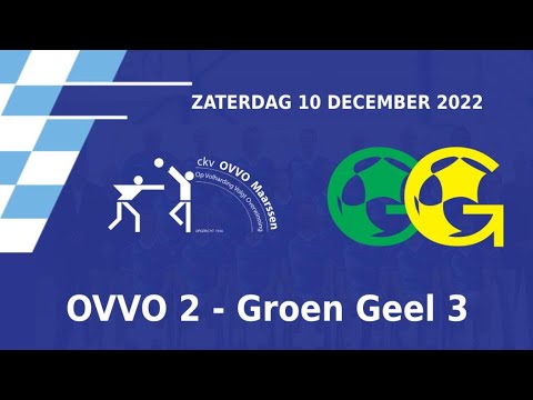OVVO Maarssen 2 vs Groen Geel 3 | Livestream (10-12-2022)