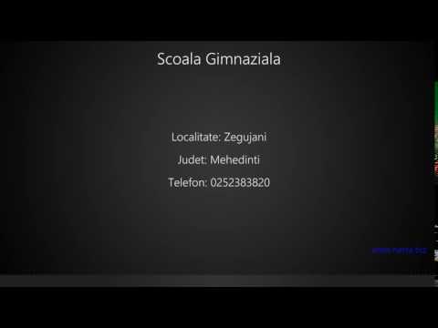 Scoala Gimnaziala Zegujani