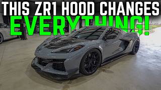 C8 Corvette Z06 Carbon Fiber ZR1 Hood - The Transformation is INSANE!