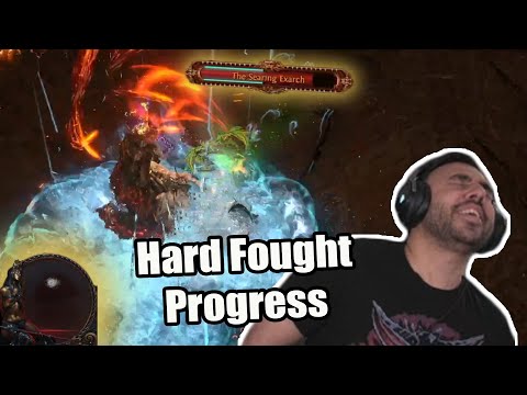 Steelmage farms 10 hours STRAIGHT to beat Searing Exarch in PoE Forbidden Sanctum