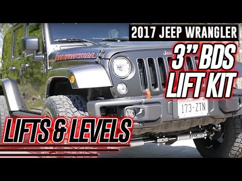 Lifts and Levels: 3" BDS Lift Kit - 2017 Jeep Wrangler