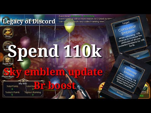 Insane luck on emblem reforge | VIP 0 | Balloon Shooting Event- Legacy of Discord