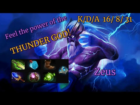 Did you ask for GOD'S help!? | Zeus | Dota 2 Highlights Ranked Game Core Mid Play