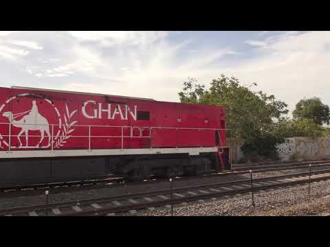 NR109 The Ghan Livery Light Loco Middle Footscray