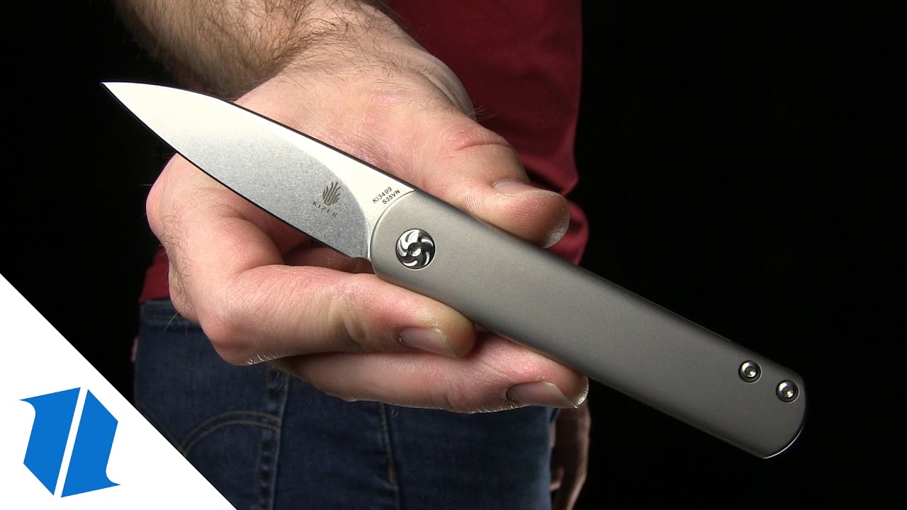 Kizer Vanguard Feist - Front Flipper Knife | Twill CF | Blade HQ Kizer Vanguard Feist - Front Flipper Knife | Twill CF | Blade HQ