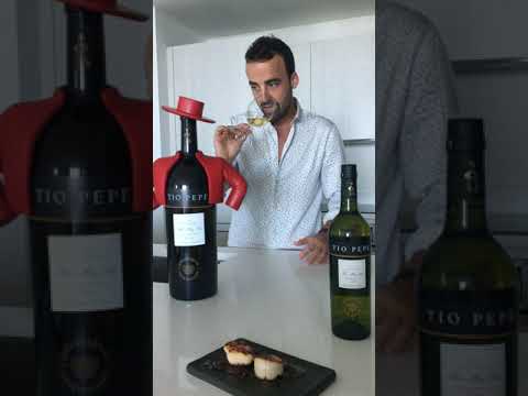 TÍO PEPE - SCALLOPS WITH NIKKEI CARAMELIZED ONIONS