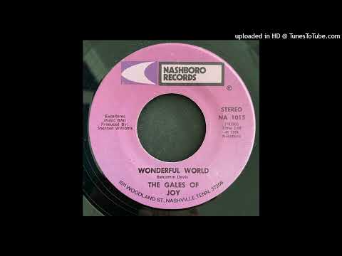 Rare Gospel Sweet Soul 45 The Gales Of Joy - Wonderful World