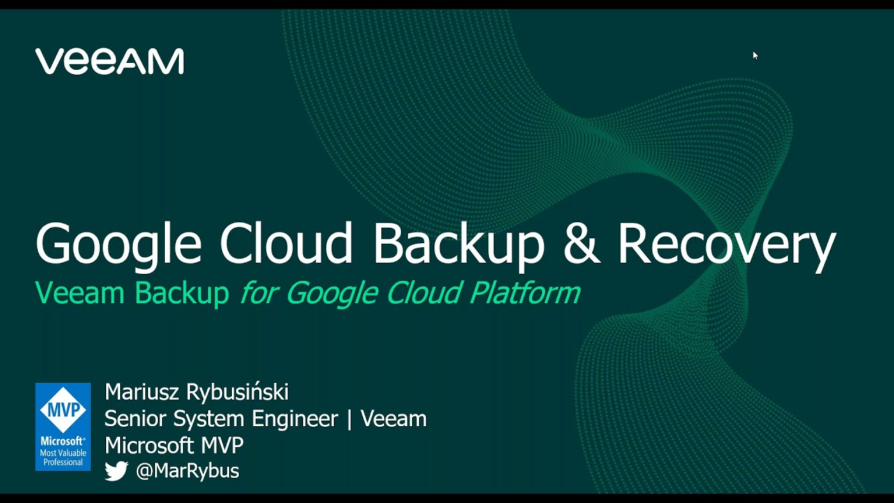 Backup na platformie Google Cloud Platform — przyspiesz wdrażanie chmury video