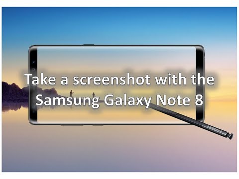 Take a screenshot with your Samsung Galaxy Note 8