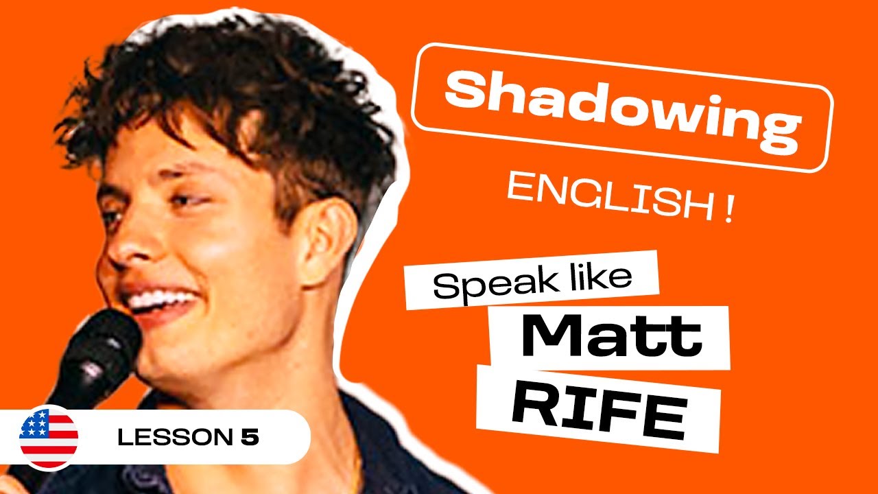 Shadowing English with Matt Rife | Learn american accent (lesson #5)