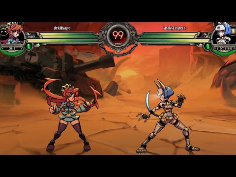 Skullgirls: Shakyfingers vs EG Dekillsage - Winner Semifinals - EVO 2021 Online NA