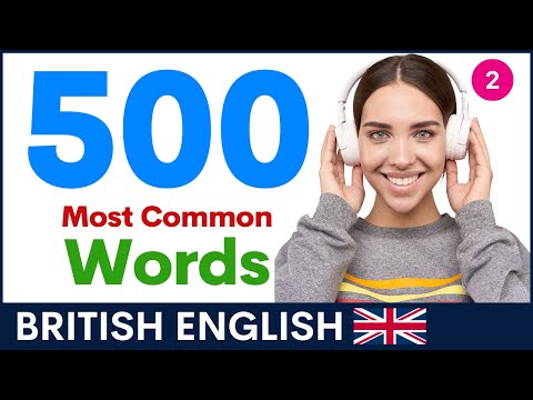 500 Most Common English Words | British Vocabulary and Pronunciation | PART 2