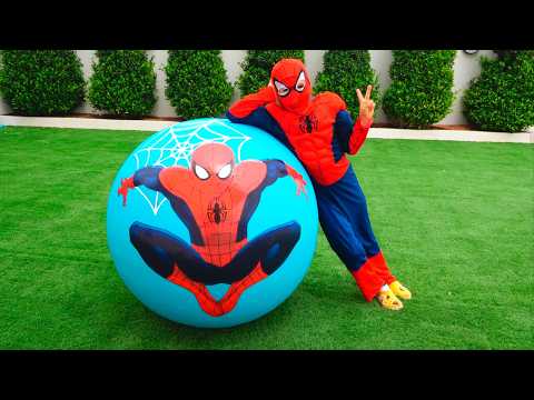 Vlad rolls egg surprise with toys and help his friends