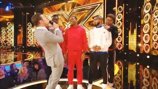 Sing Off  with Rak-su  &amp; Kevin Davy White X Factor 2017 Live Show Week 2