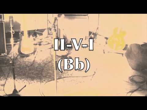 2-5-1 Medium Swing Jazz Backing Track (Bb Major)