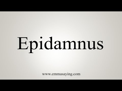 How To Say Epidamnus