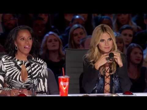 America's Got Talent 2016 Audition - Sal Valentinetti Singer Gets Golden Buzzer from Heidi Klum