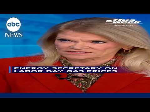 Energy Secretary Chris Wright on Labor Day gas prices